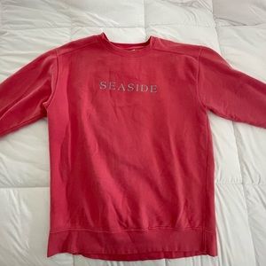 Pink seaside sweatshirt